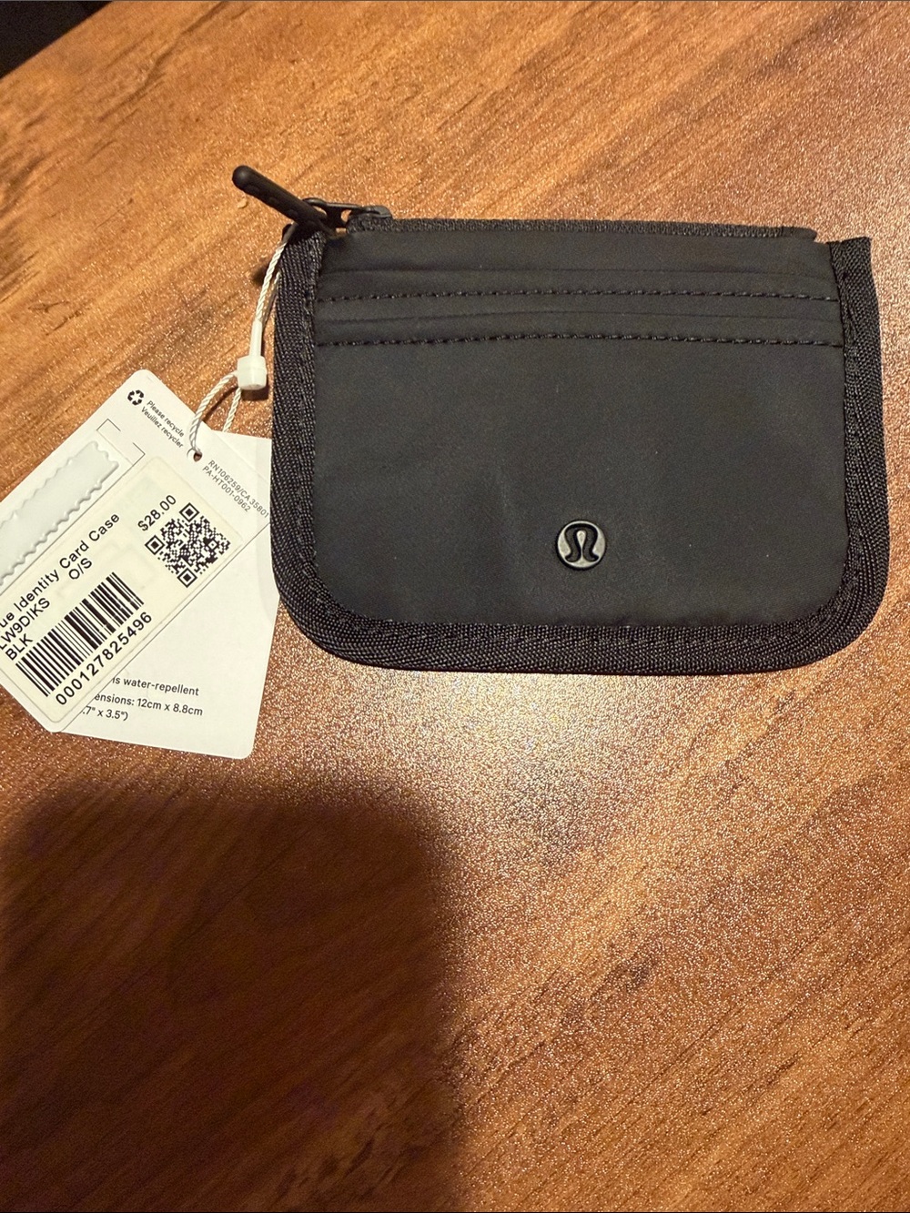 lululemon athletica Black True Identity Card Case